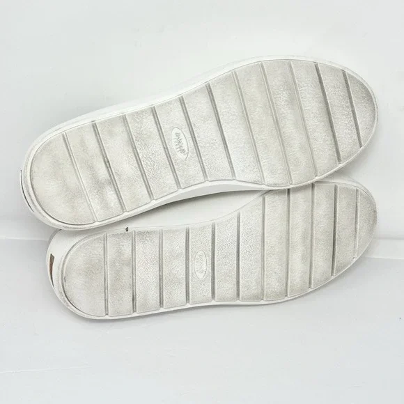 Dr Scholl's Women's Time Off Sneaker Size 9.5M White Gold Faux Leather - Picture 13 of 13